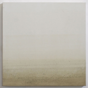 Kaneli & Smit • Ebb and Flow • 2015 • diatomen op doek • 100x100cm