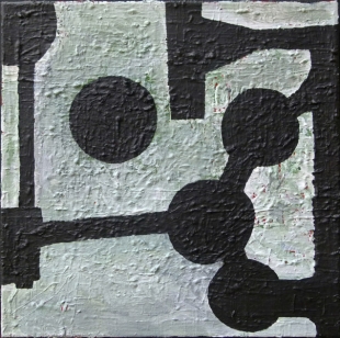 zonder titel 2013, acryl op doek, 40x40cm