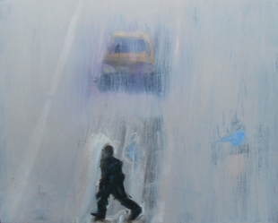 zonder titel, 2014, olieverf op doek, 40 x 50 cm