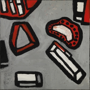 zonder titel - 2016 - acryl op doek - 60 x 60 cm