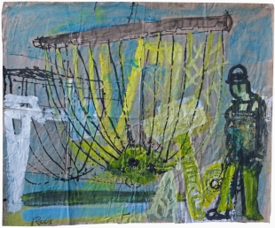 zonder titel - 2013 - acryl op papier - 99x119cm