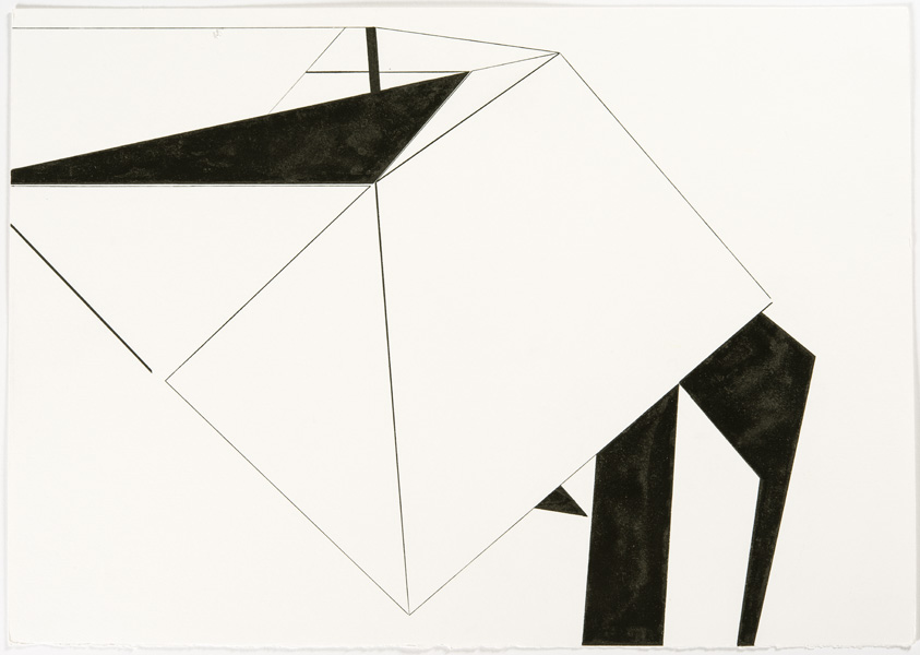 Jan Swart • zt • 2016 • Chinese inkt op etspapier • 50 x 35 cm