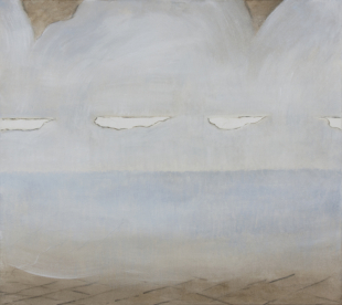 Zee, 2018, acryl op linnen, 58 x 65 cm