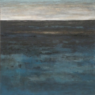 Zee • 2014 • gemengde techniek op doek • 100x100 cm