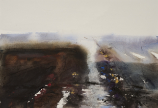 zonder titel, 2012, aquarel, 36 x 51 cm