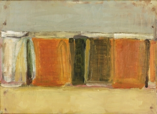 zonder titel, alkyd op linnen, 2013, 40 x 55 cm