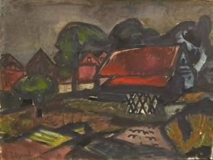 zonder titel, gouache, 37x49cm